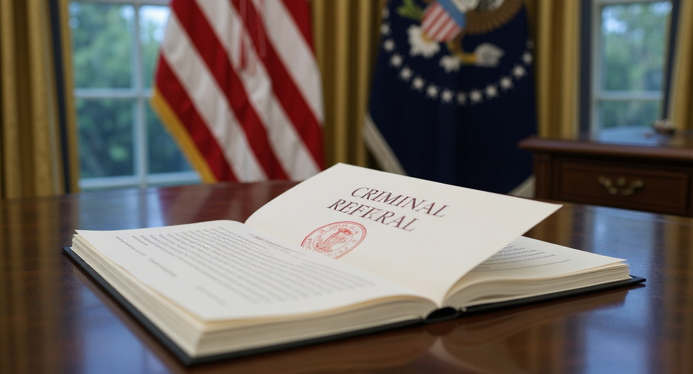 She Tweeted ‘No One Is Above the Law’ at Trump — Then the FBI Kicked In Her Door